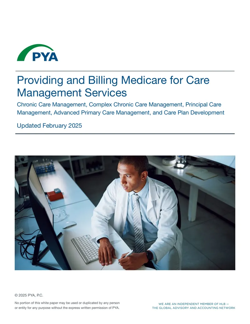 Providing and Billing Medicare for Care Management Services