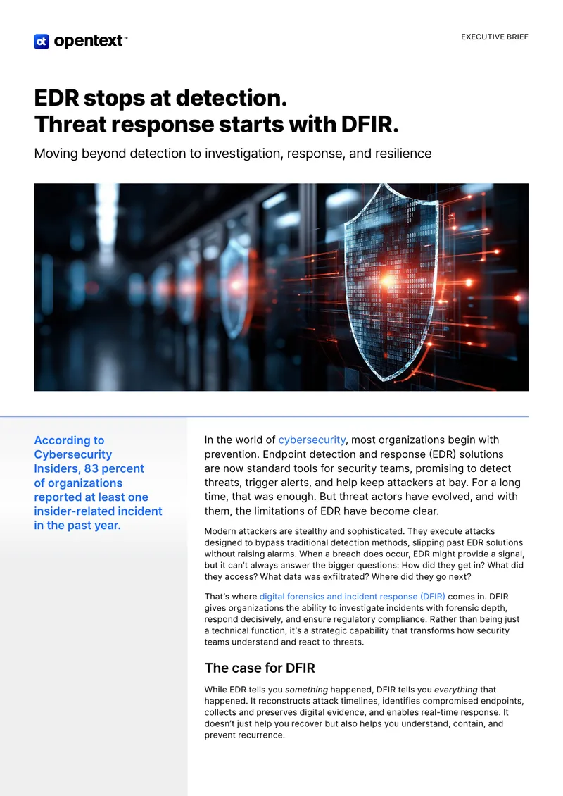 Digital Forensics and Incident Response Overview