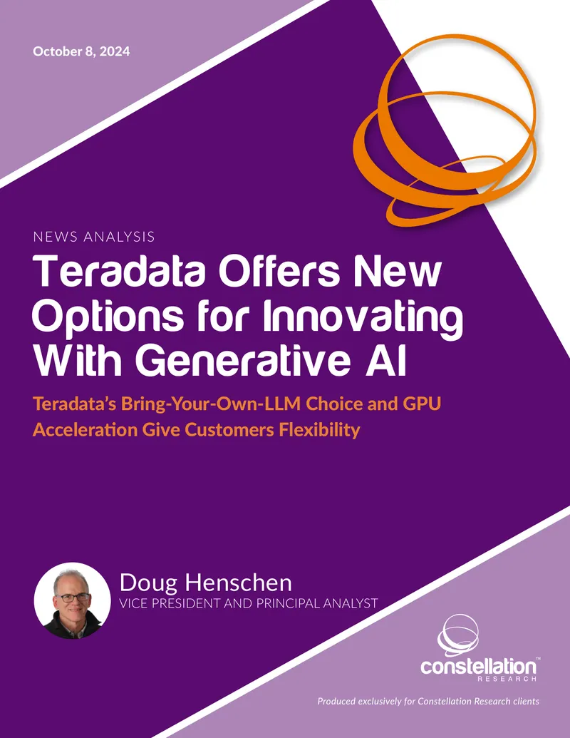 Teradata Innovations in Generative AI Solutions