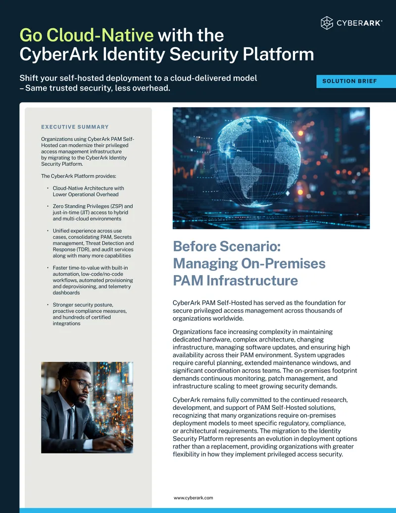 Migration to CyberArk Identity Security Platform