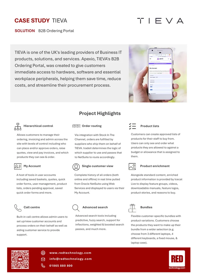 Apexio B2B Ordering Portal Implementation Case Study