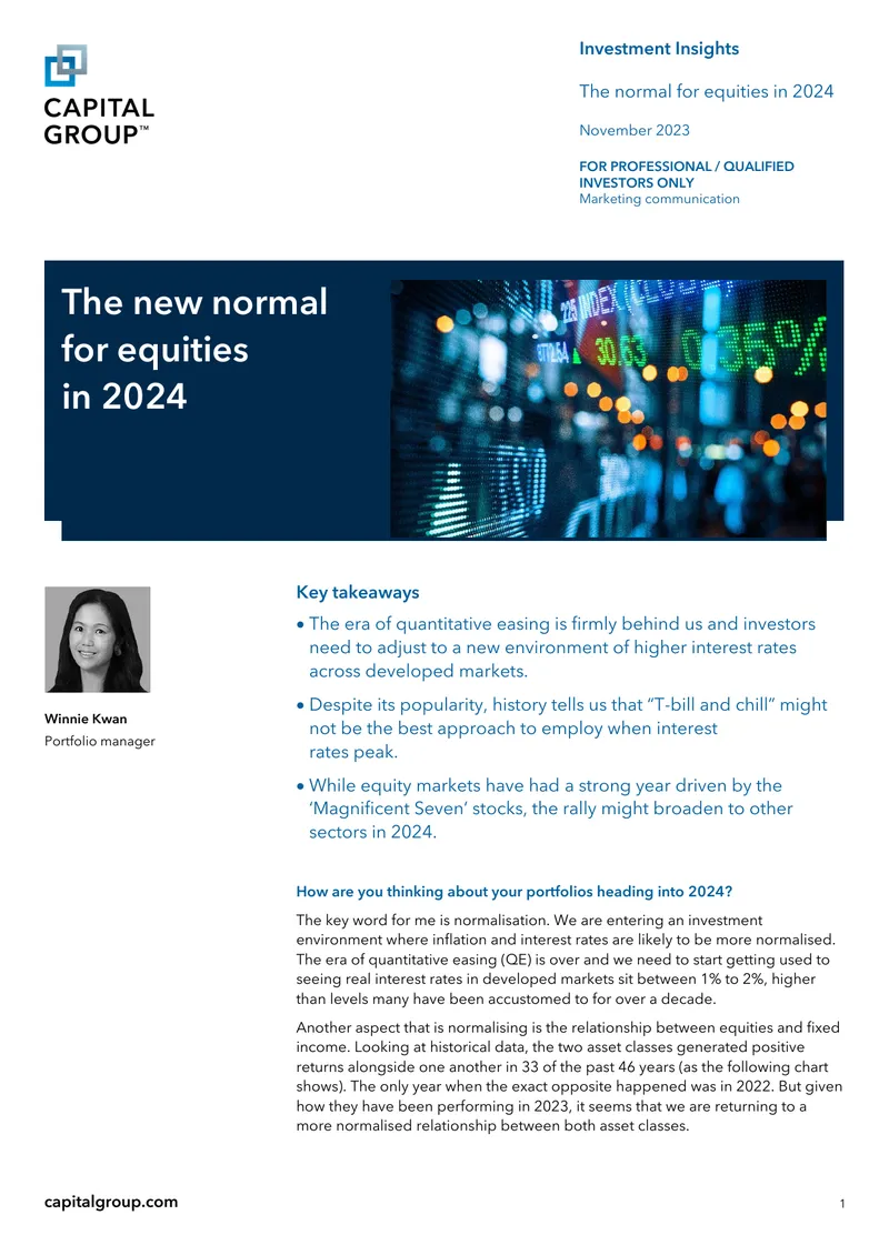 Investment Insights for Equities in 2024