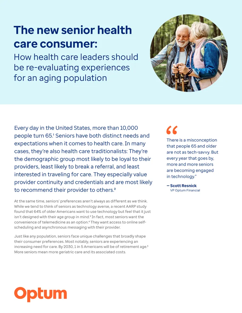Strategies for Supporting Senior Health Care Consumers