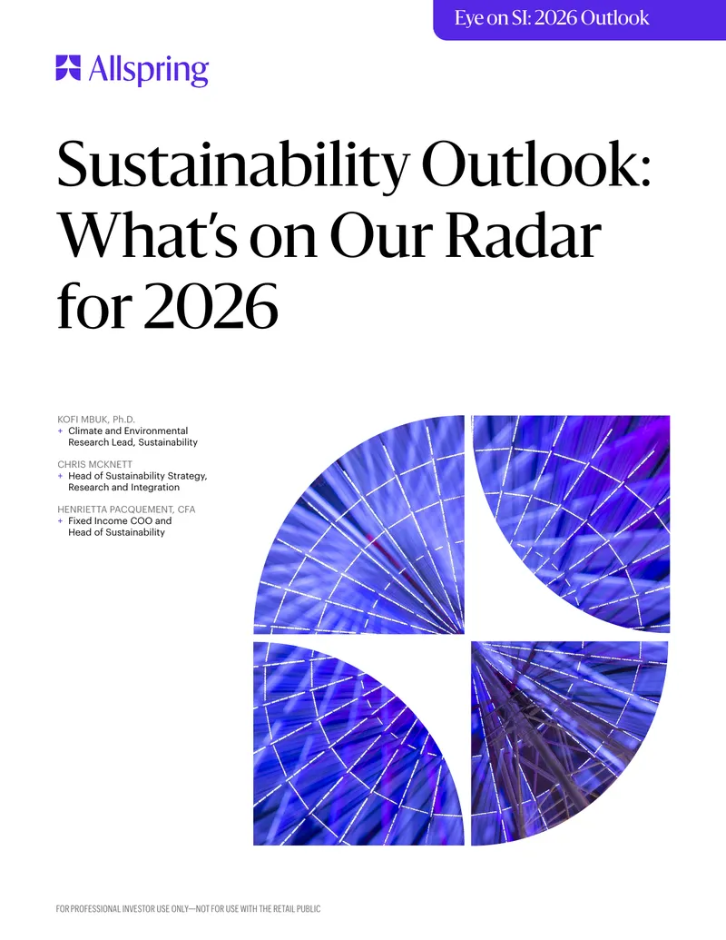 2026 Sustainability Investment Outlook