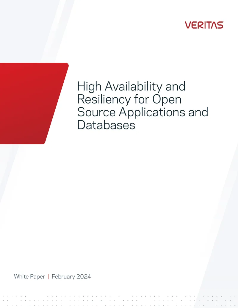 High Availability and Resiliency for Open Source Applications