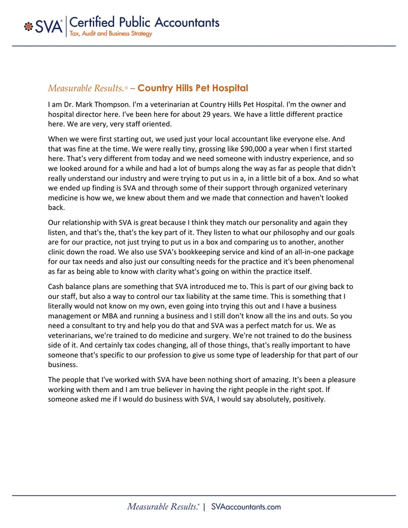 Veterinary Practice Financial Management Insights