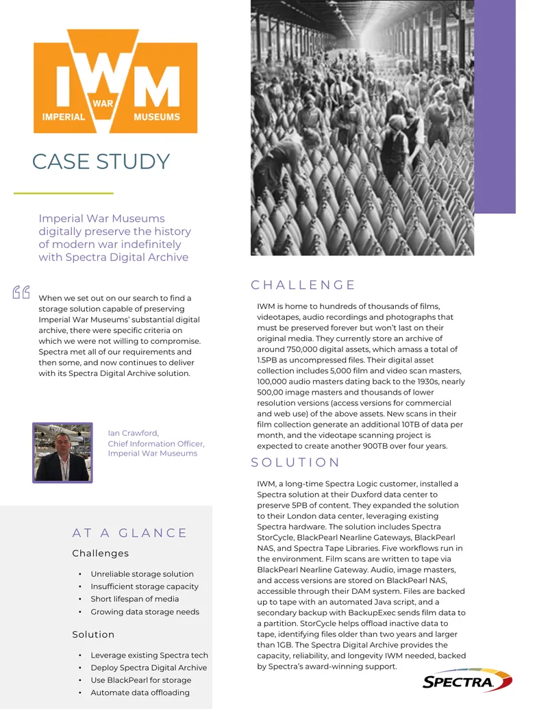 Imperial War Museums Digital Archive Case Study