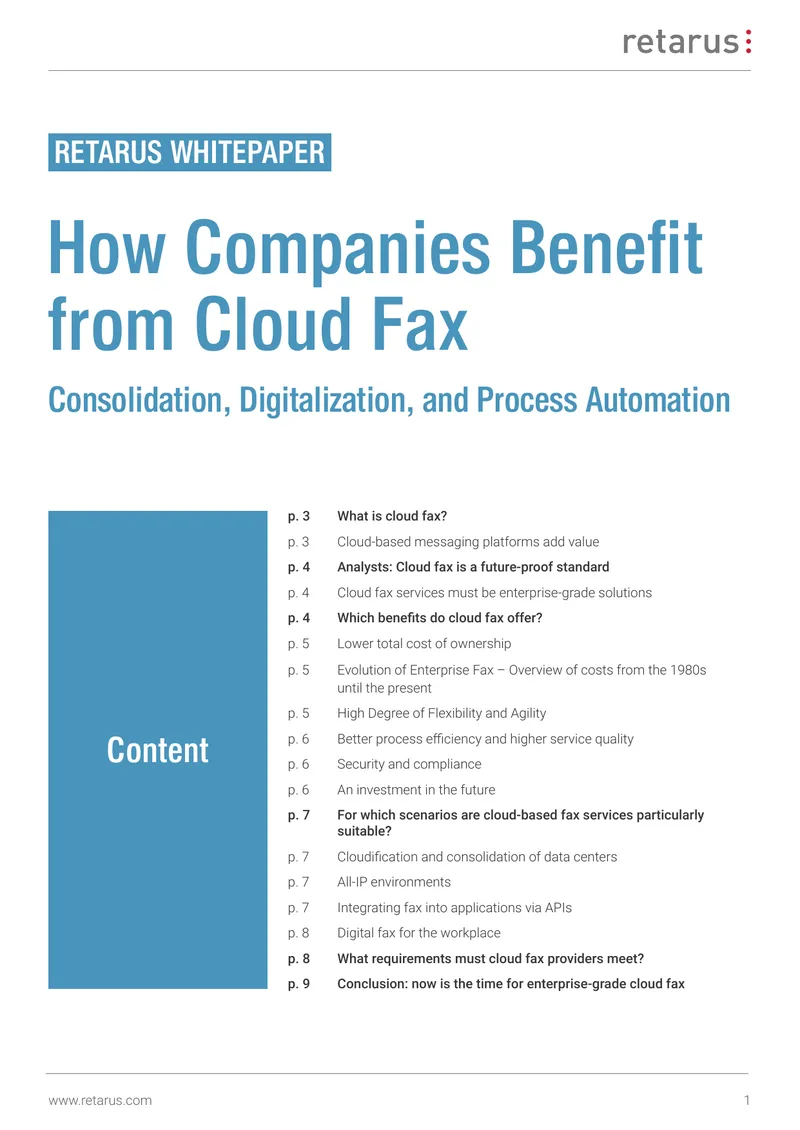 Cloud Fax Solutions and Their Benefits