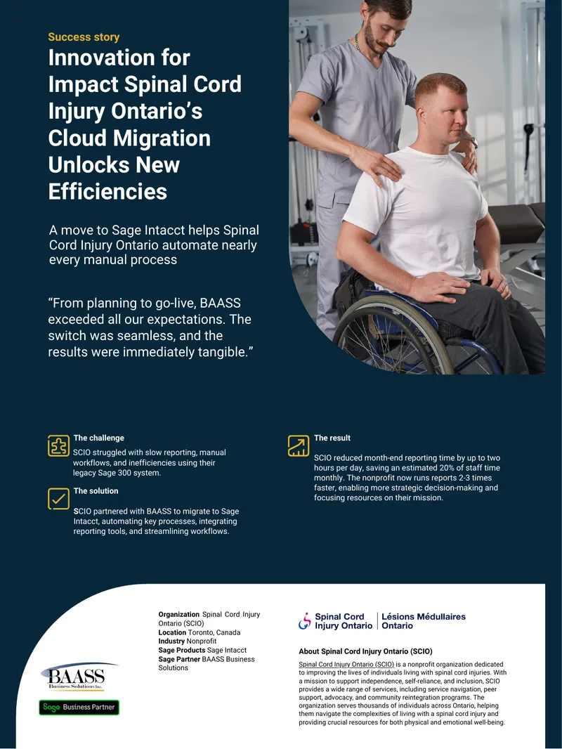 Cloud Migration Success for Spinal Cord Injury Ontario
