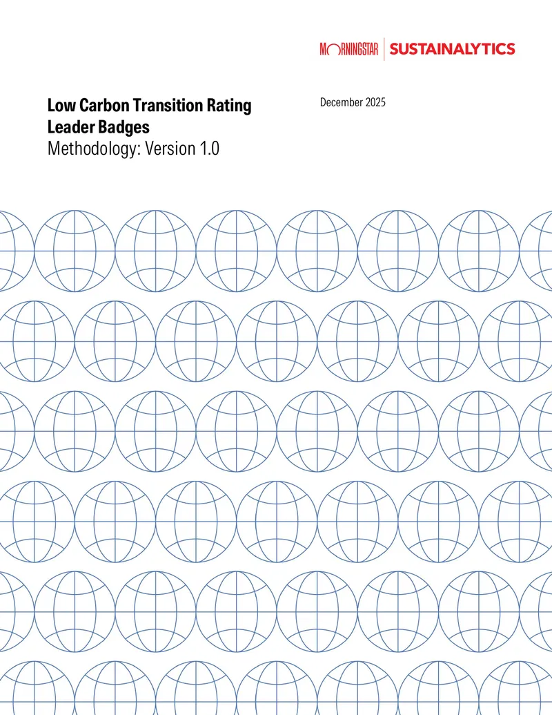 Low Carbon Transition Ratings Leader Badges Methodology