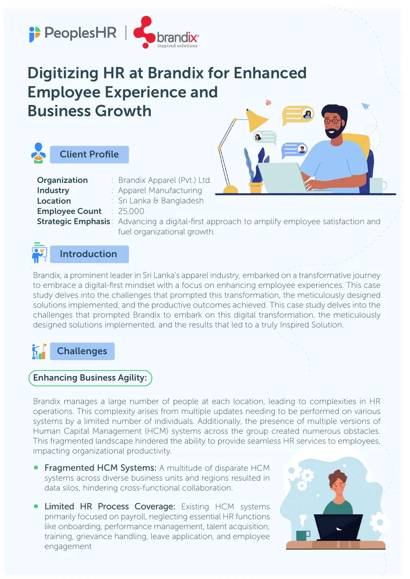 Digital Transformation of HR at Brandix