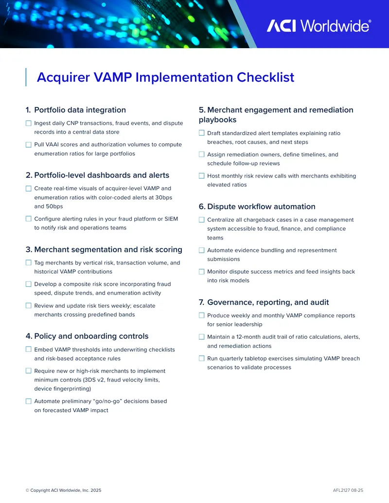 Merchant Engagement and Dispute Workflow Automation Guide