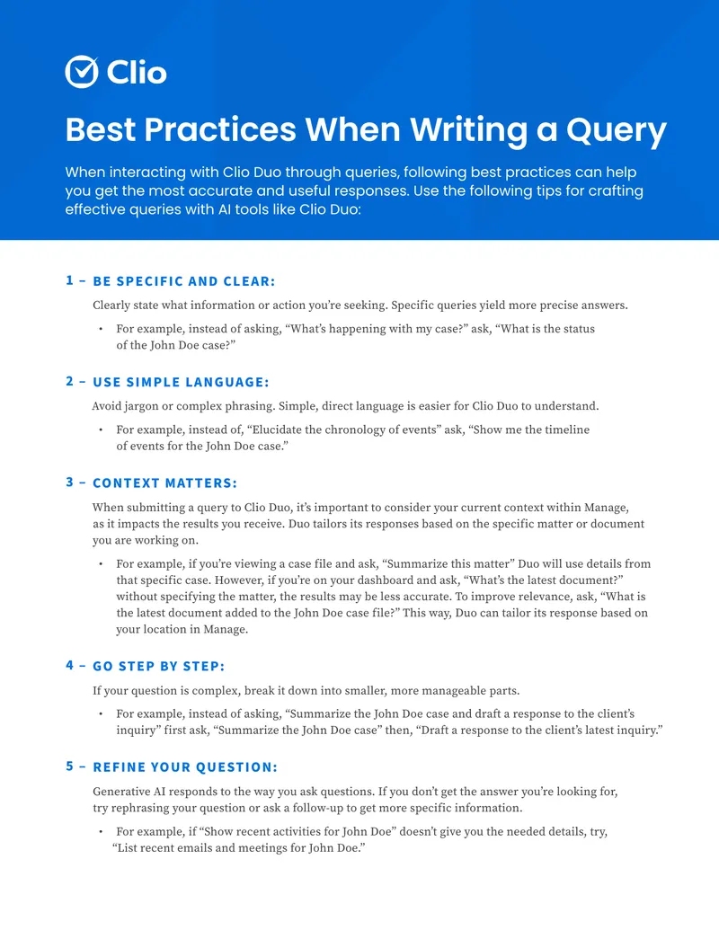 Best Practices for Writing Effective Queries