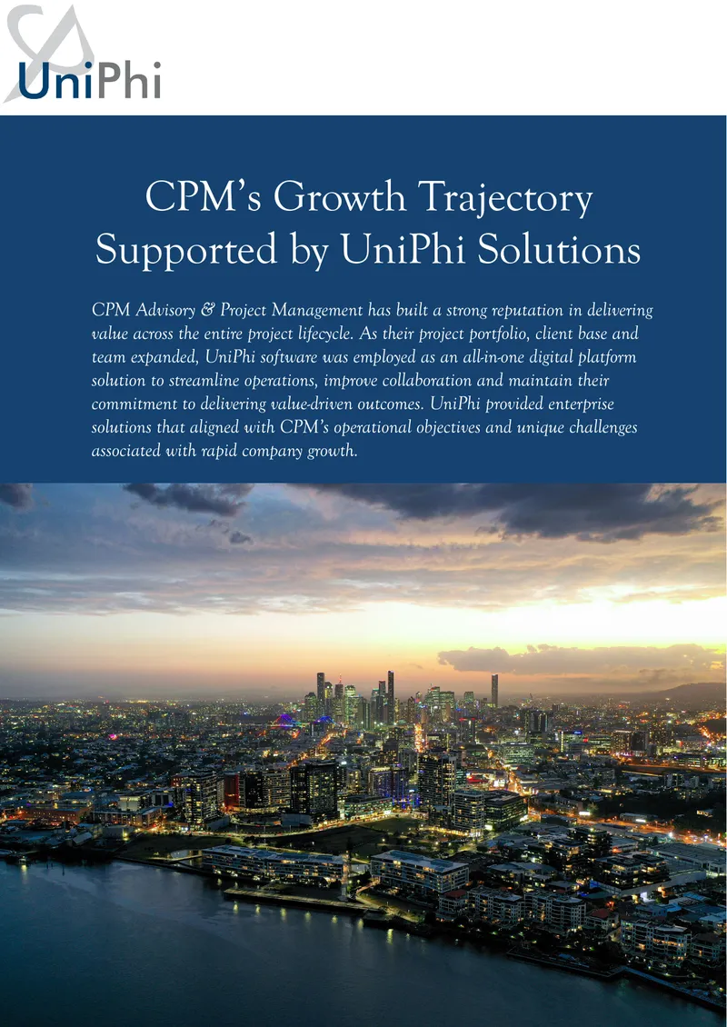 CPM Advisory Project Management Software Implementation