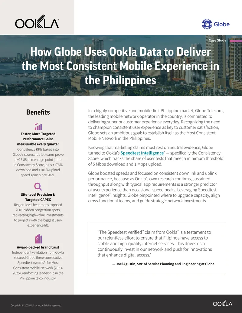 Globe Telecom Case Study on Mobile Network Consistency
