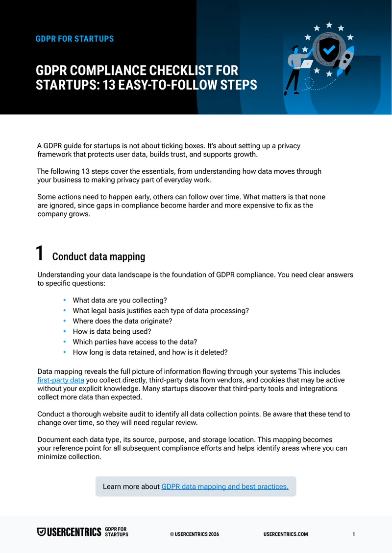 GDPR Compliance Guide for Startups