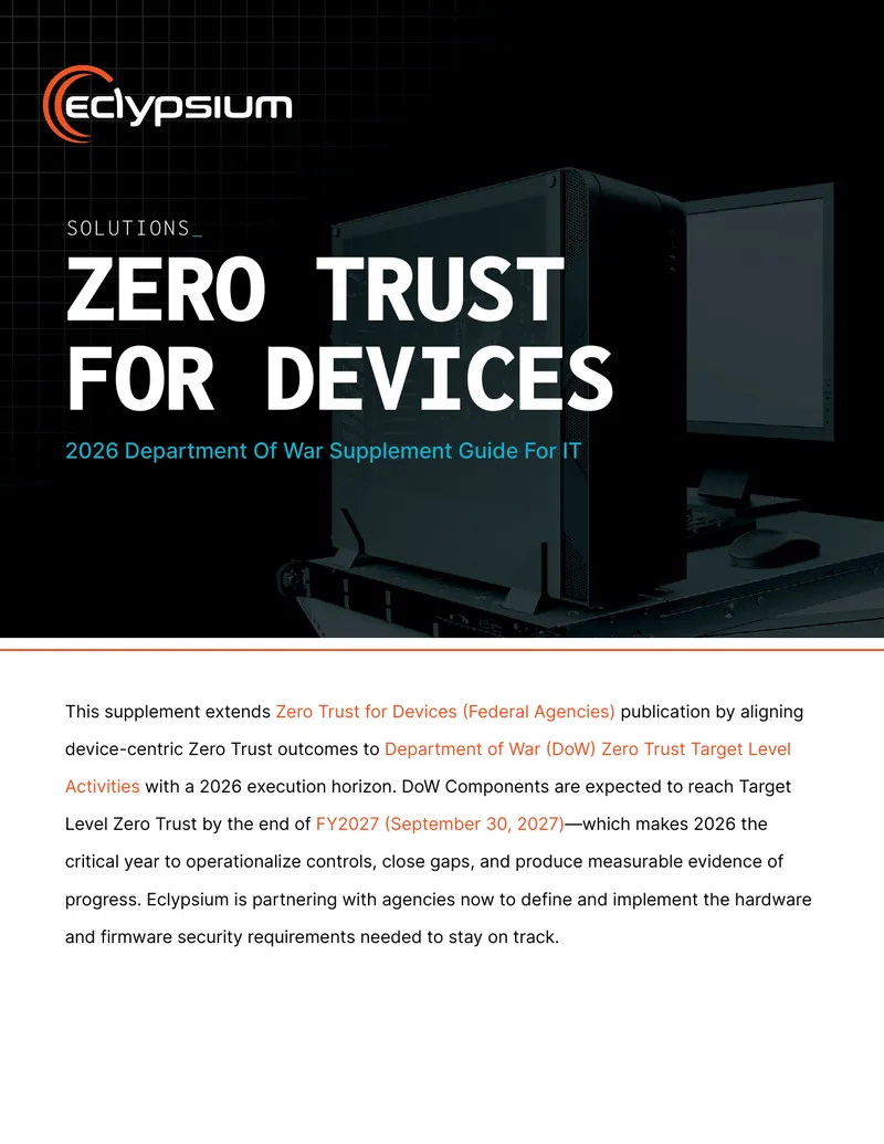 2026 Department of War Zero Trust Supplement Guide