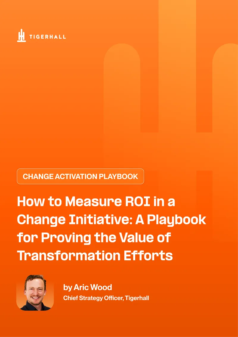 Change Activation Playbook for Measuring ROI