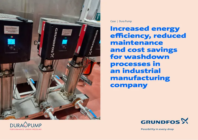 Case Study on Washdown System Efficiency Improvement