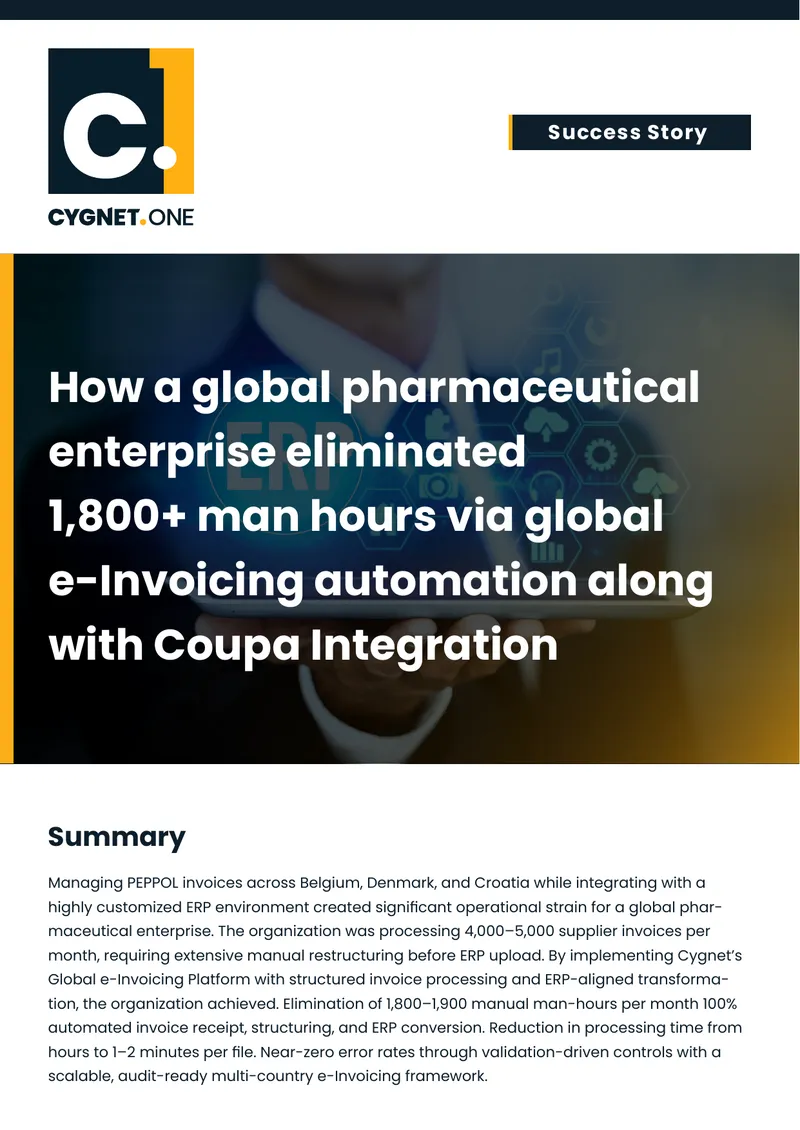 Global e-Invoicing Automation Success Story