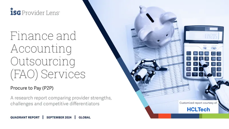 Finance and Accounting Outsourcing Services Quadrant Report preview page 1