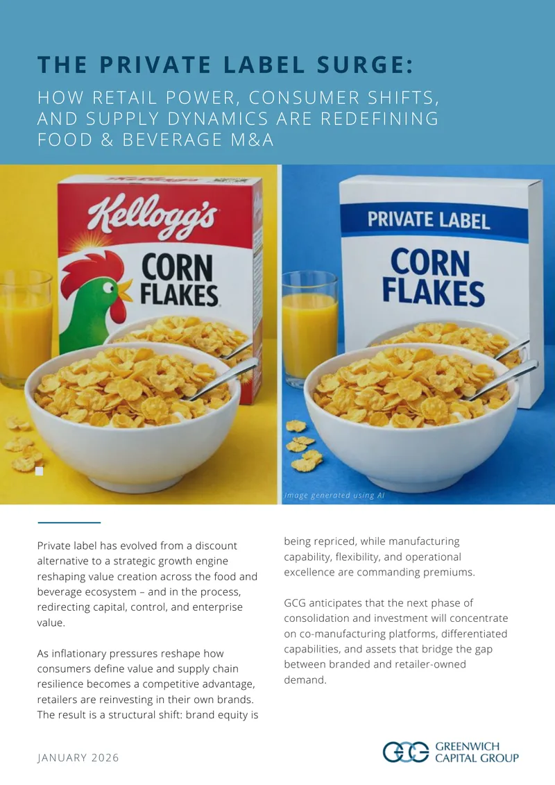 Private Label Surge in Food and Beverage M&A