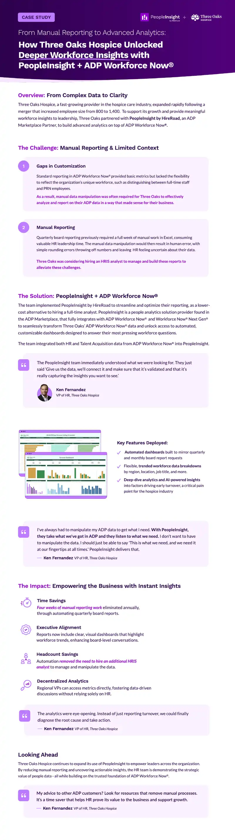 Three Oaks Hospice Workforce Insights Case Study