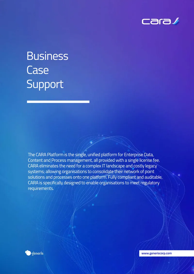 CARA Platform Business Case Support