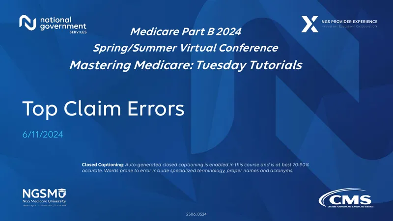 Top Claim Errors in Medicare Part B