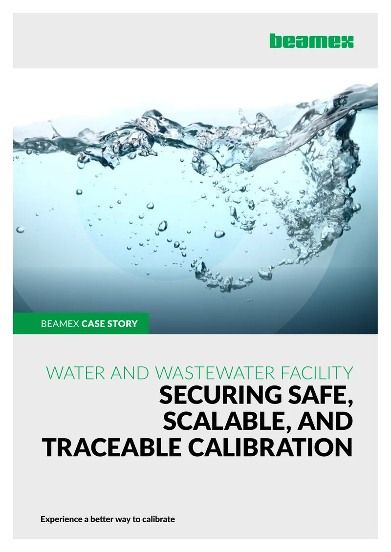 Calibration Management Implementation at Water Facility