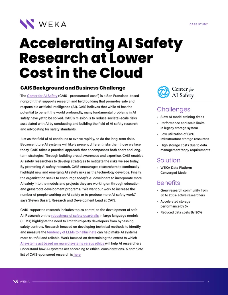 CAIS AI Safety Research Infrastructure Case Study