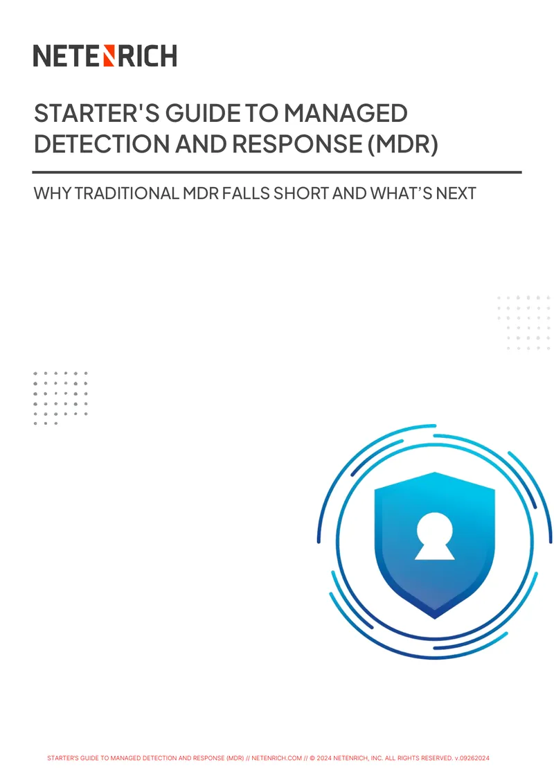 Starter's Guide to Managed Detection and Response
