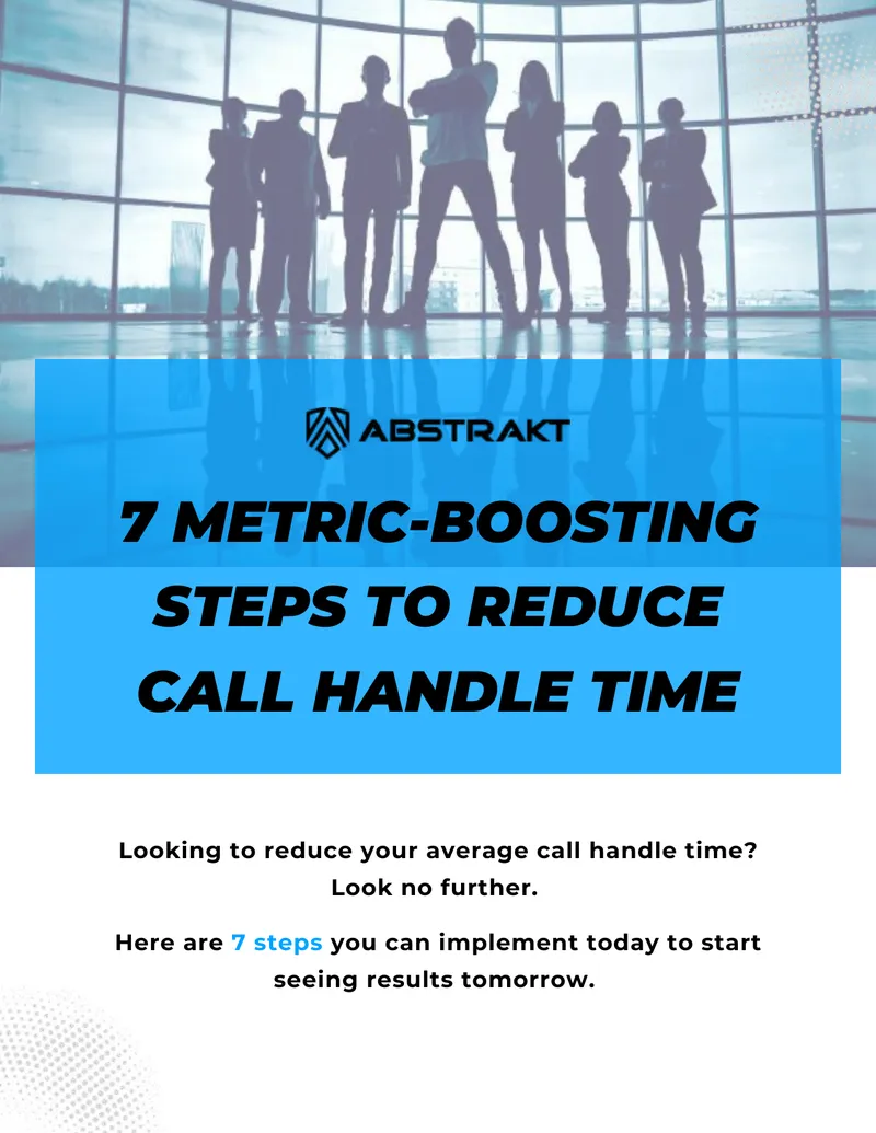 Steps to Reduce Average Call Handle Time