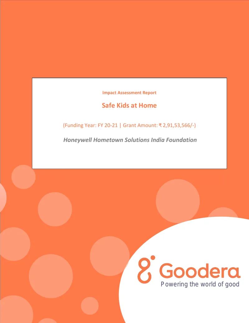 Impact Assessment Report for Safe Kids at Home Program