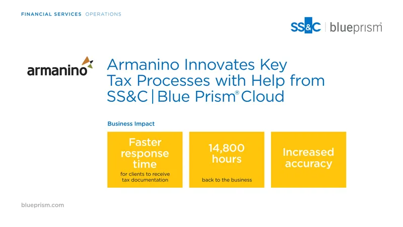 Automation in Tax Processes at Armanino
