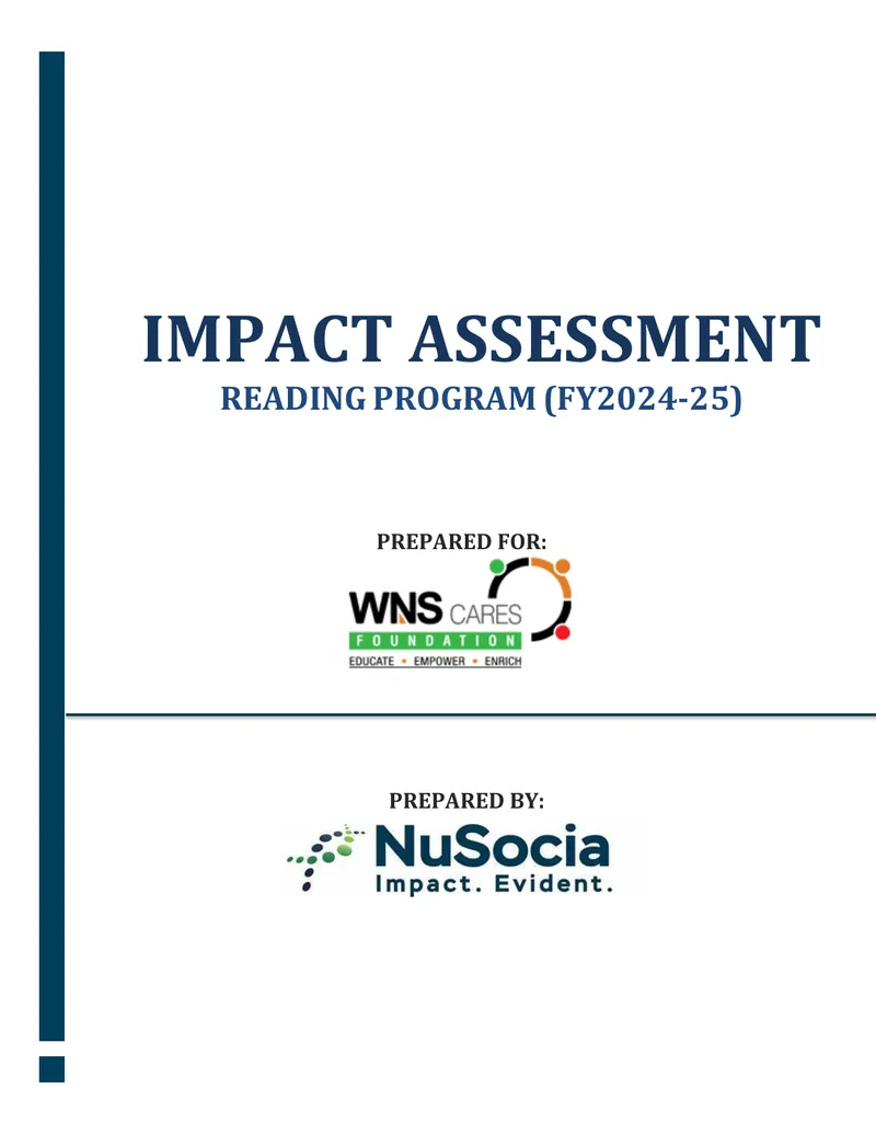 Impact Assessment of Reading Program for FY2024-25
