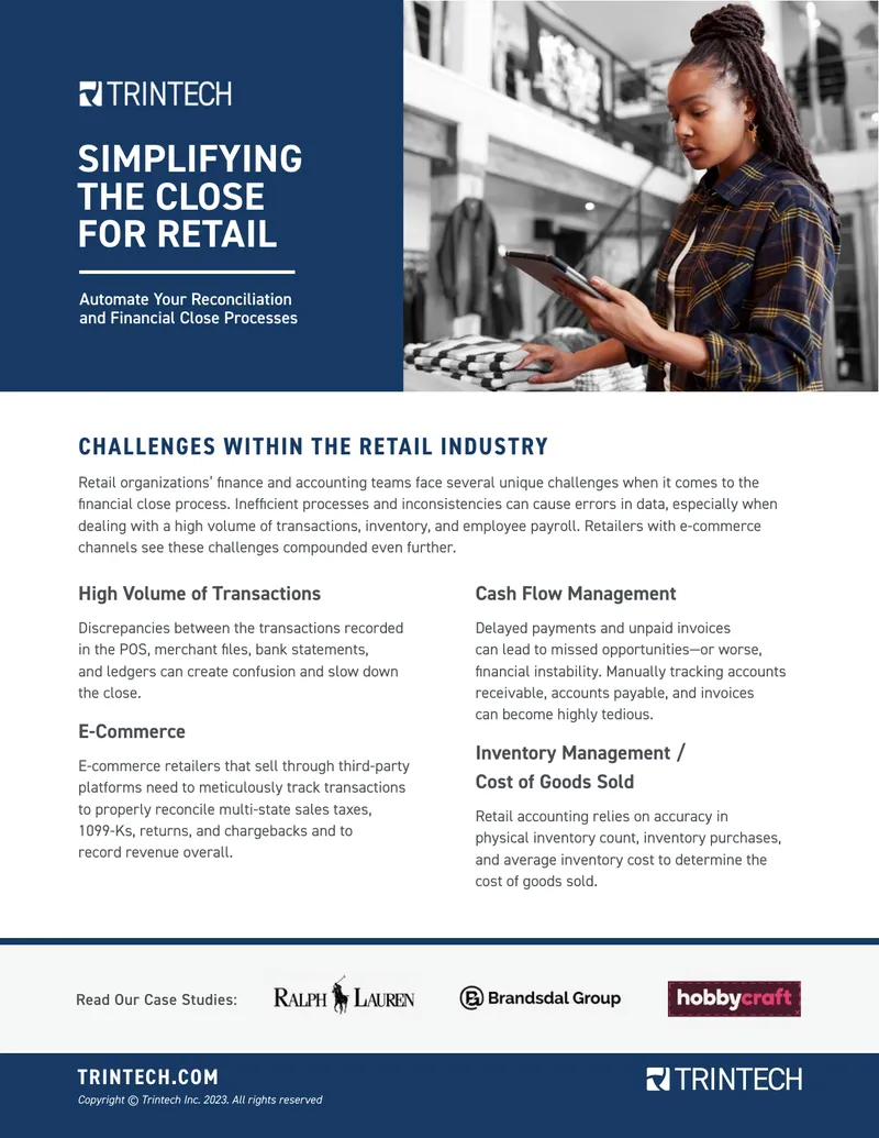 Financial Close Process Automation for Retail