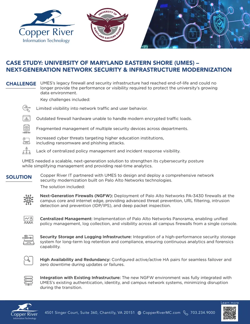University of Maryland Eastern Shore Network Security Case Study