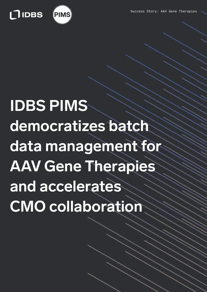 AAV Gene Therapies Batch Data Management Success