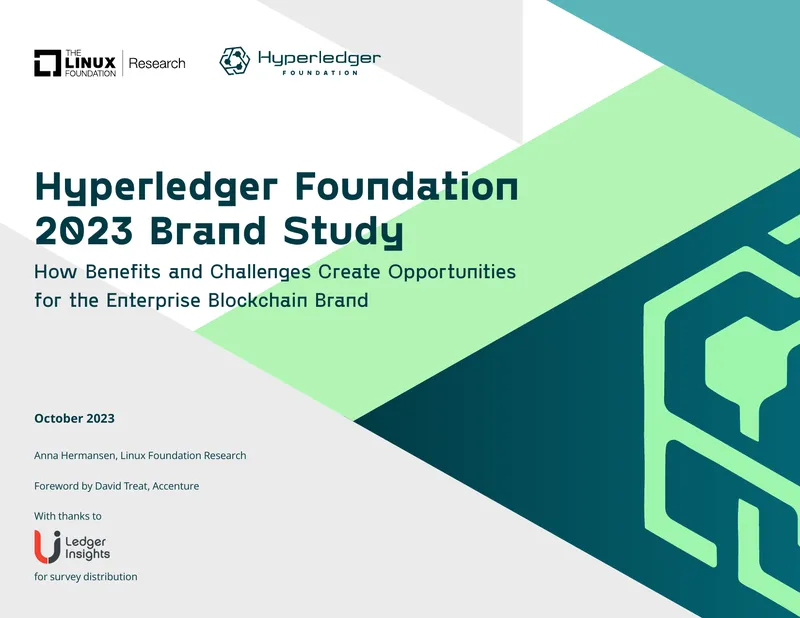 Hyperledger Foundation 2023 Brand Study Report preview page 1