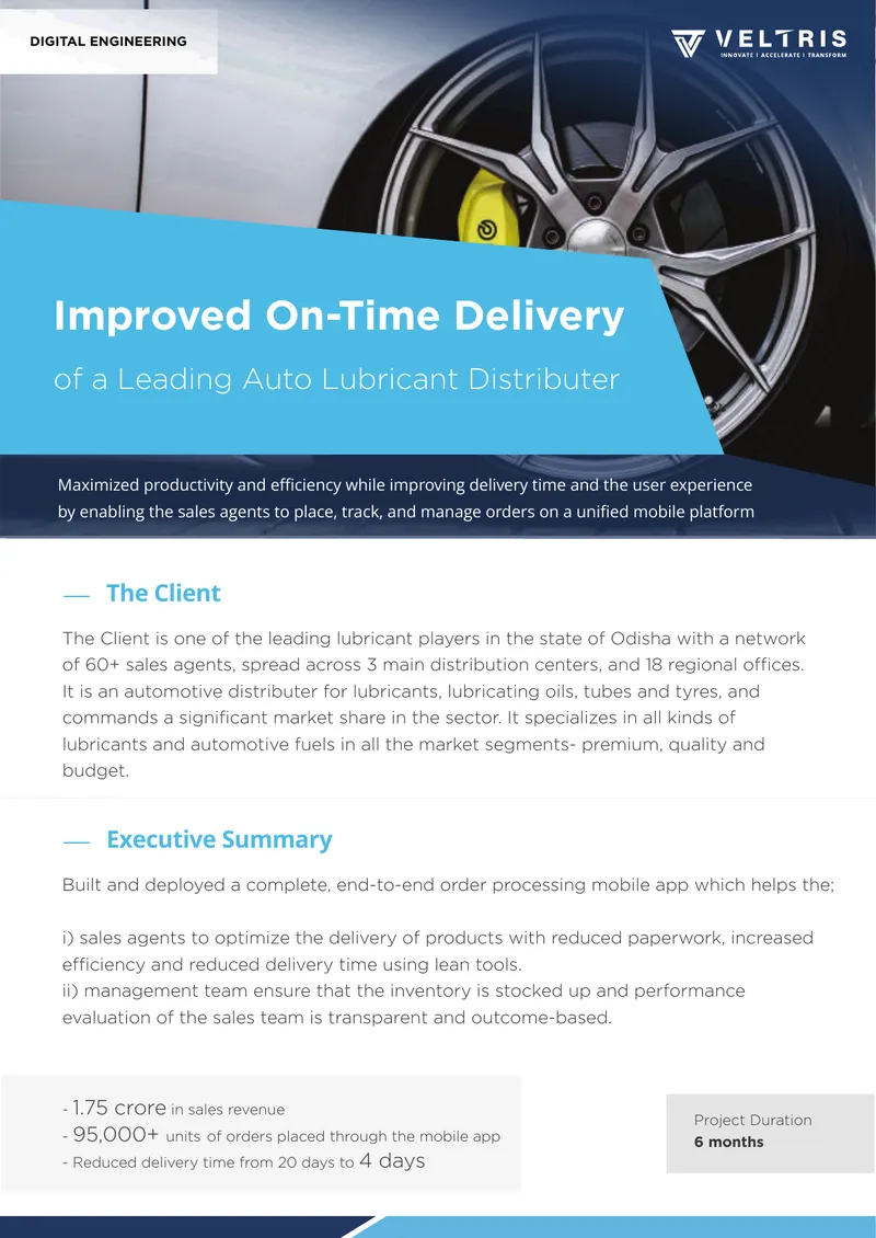 Digital Engineering Solution for Auto Lubricant Distributor