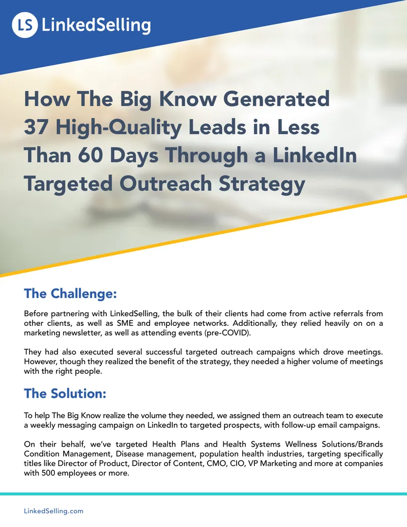 LinkedIn Targeted Outreach Strategy Case Study