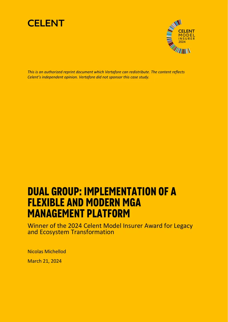 DUAL Group Implementation of MGA Management Platform