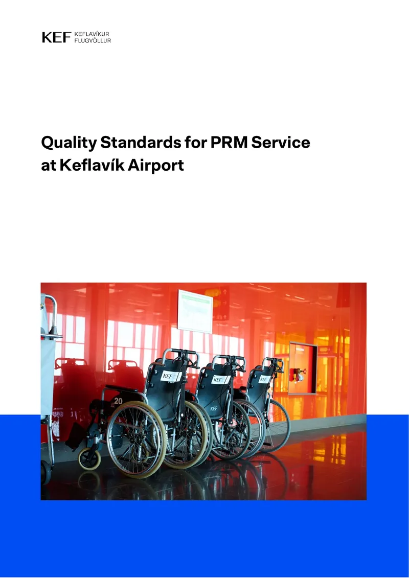 Quality Standards for PRM Service at Keflavík Airport