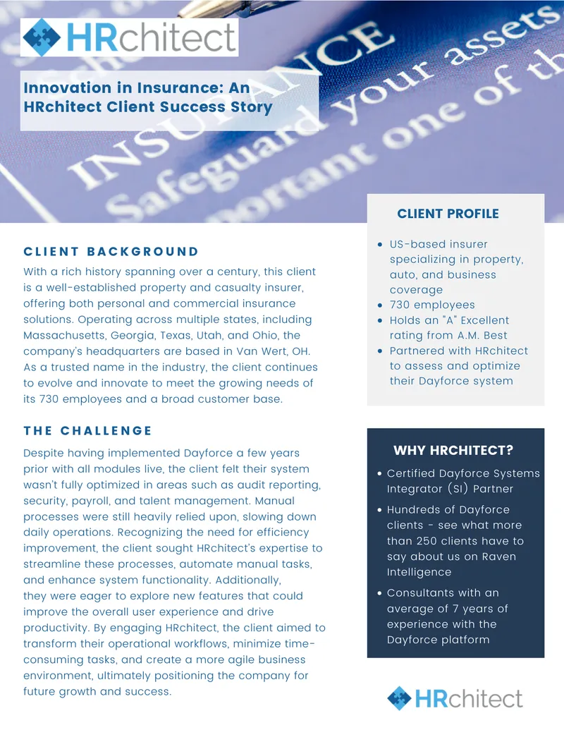 Dayforce System Optimization Case Study