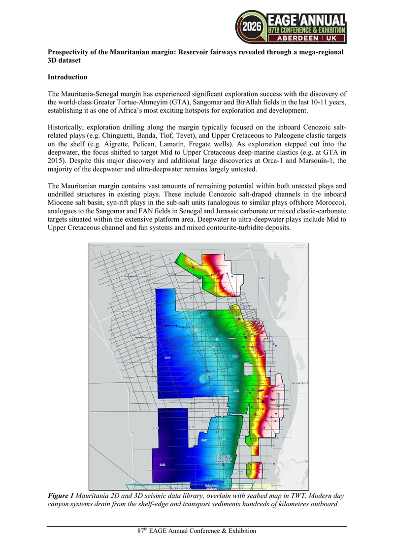 Prospectivity Analysis of the Mauritanian Margin