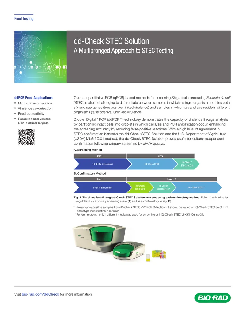 dd-Check STEC Solution Testing Methodology