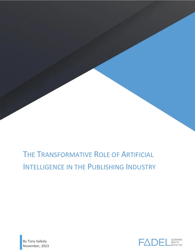 Transformative Role of Artificial Intelligence in Publishing