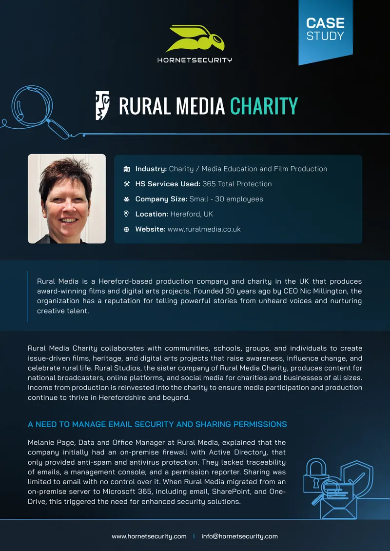 Rural Media Charity Cybersecurity Case Study