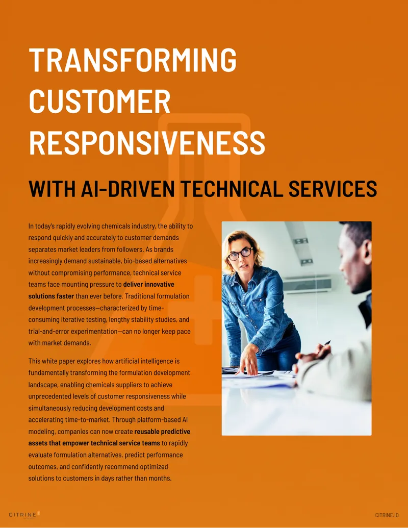 AI-Driven Technical Services for Customer Responsiveness